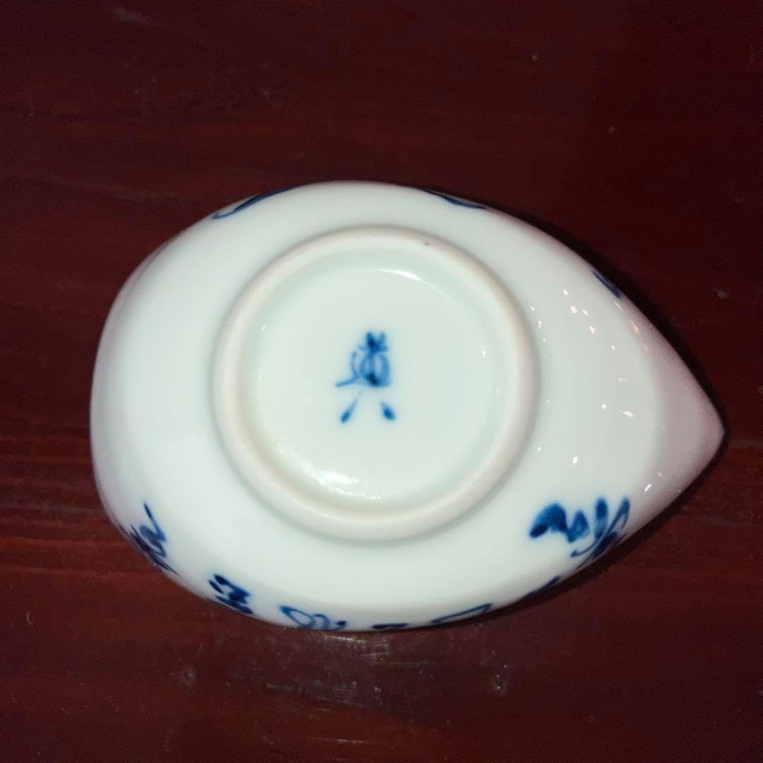 湯冷し　煎茶道具　3点　まとめ売り 煎茶道具 煎茶器セット 京焼き 染付 山水 高野昭阿弥作 湯のみ 5